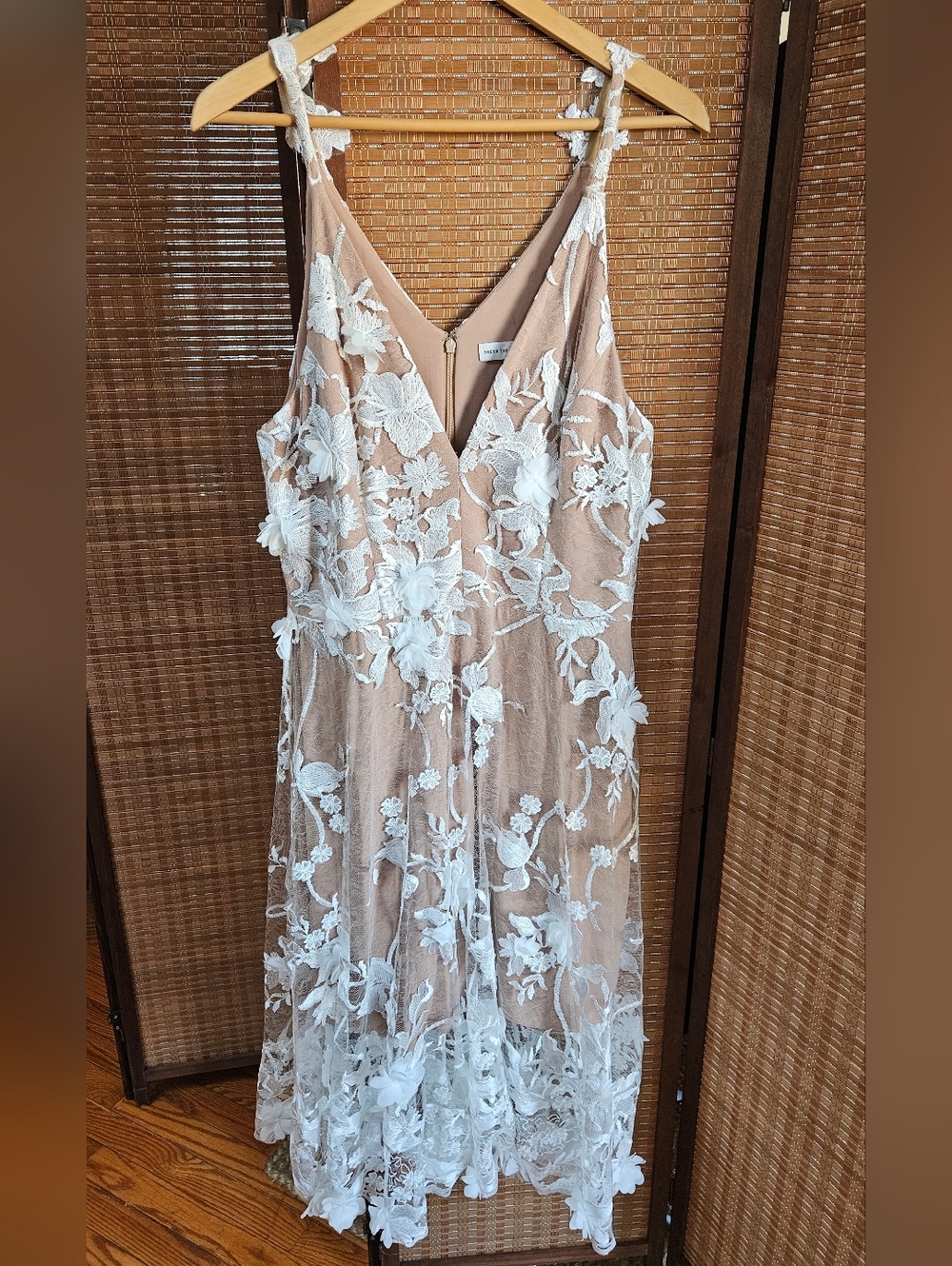 Dress the Population Audrey Embroidered Fit & Flare Dress - Picture 3 of 11
